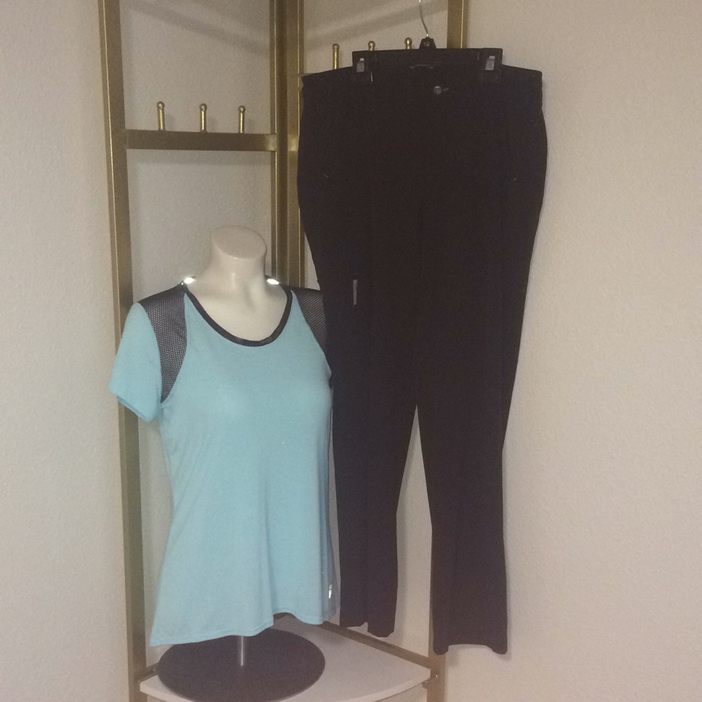 Go Lite Black Hiking Lightweight Stretch Pants